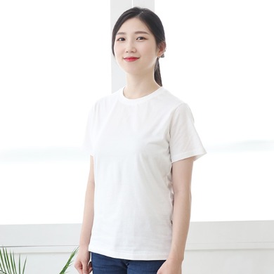 [자연생각] 아토쉴드 오가닉 여성 라운드넥 반팔 티셔츠(S/M/L)